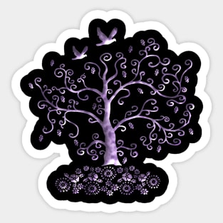 Arbor Floral Glow Sticker